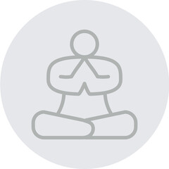 Yoga for Beauty Line Grey Circle Grey