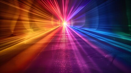 Colorful Light Beam Extravaganza