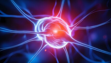 A scientist, specializing in neurology, studies a brain encased in a glass box within a laboratory.