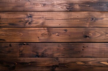 Naklejka premium Wooden texture background with dark brown wood planks for interior design or nature concept.