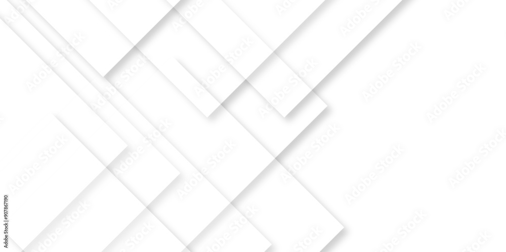 Aufkleber Abstract geometrical white with triangle background. Dynamic and seamless retro pattern stripes abstract white geometric background vector illustration shine and layer element for presentation.	
