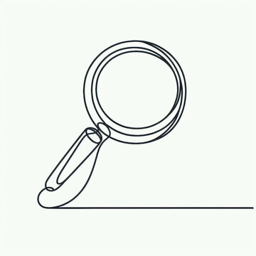 recommend clip art:  magnifier silhouette flat colors