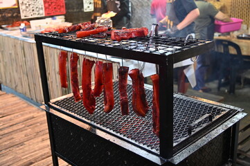 Kuching, Malaysia - August 3, 2024: The Kuching Festival Food Street Fair