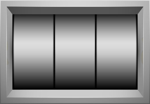 Casino slot machine mockup. Gambling app template