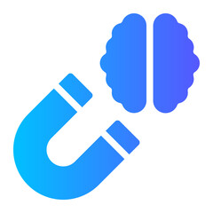 magnet gradient icon
