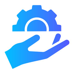 management gradient icon