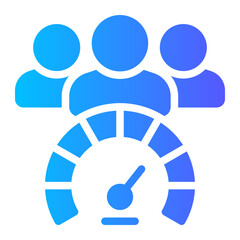 speed gradient icon