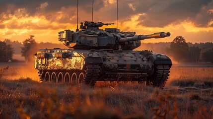 Fototapeta premium Sunset Stronghold