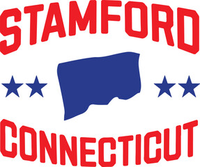 Stamford Connecticut Vector