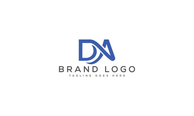 Obraz premium letter DA logo design vector template design for brand.
