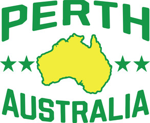 Perth Australia Vector