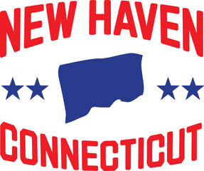New Haven Connecticut Vector