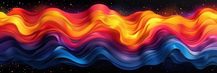 Abstract background in colors and patterns for International Non-Binary Day