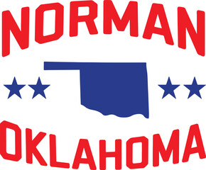 Norman Oklahoma Vector
