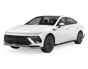 Sedan Car Isolated