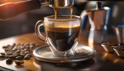 Fototapeta premium Warm Coffee Delight