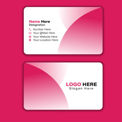 Modern creative business card design