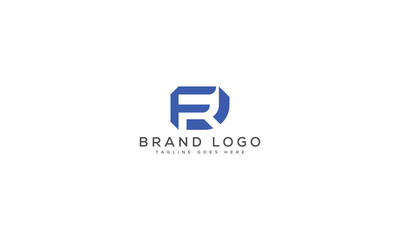letter FR logo design vector template design for brand.