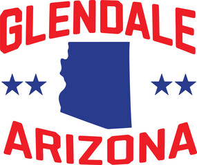 Glendale Arizona Vector