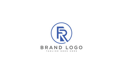 letter FR logo design vector template design for brand.