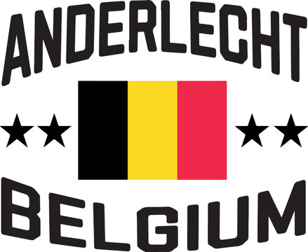 Anderlecht Beglium Vector
