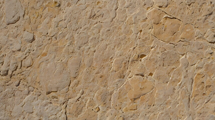 tan limestone with a porous surface and subtle color gradients