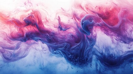 Obraz premium Ink flowing in water creating artistic patterns, organic shapes, fluid and dynamic