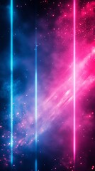 Dynamic Laser Light Show in Vibrant Colors