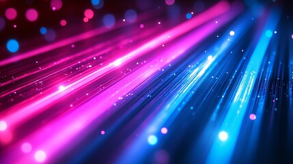 Dynamic Laser Light Show in Vibrant Colors