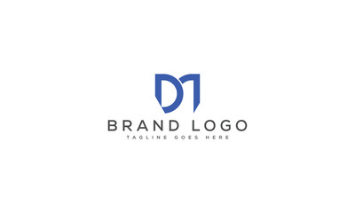 letter DM logo design vector template design for brand.