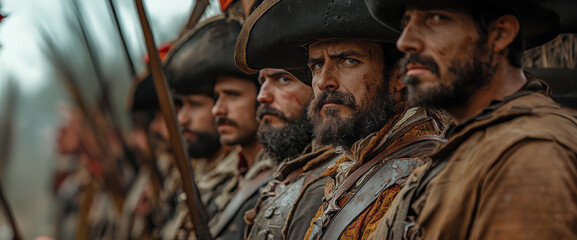 Obraz premium Spanish Tercios Warriors: A Breathtaking Visual Expedition into Preparedness for Battle