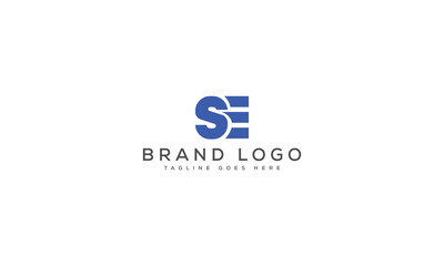 letter SE logo design vector template design for brand.