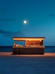 cafe bar on the beach