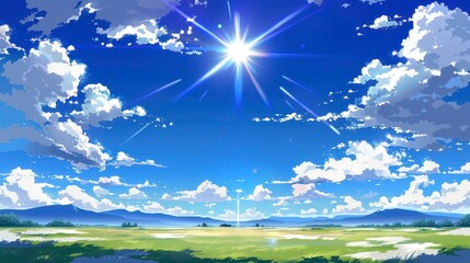 Fototapeta premium blue sky with clouds