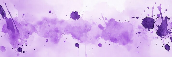 Abstract Purple Watercolor Background