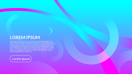 Modern stylish abstract background template design in colourful