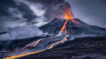 Active volcano