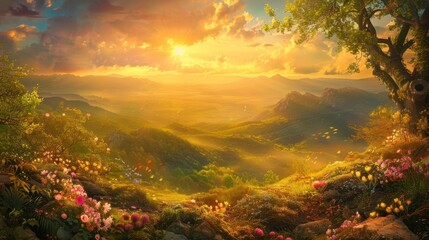 blue sky with clouds