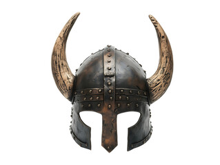 Viking helmet isolated on transparent or white background