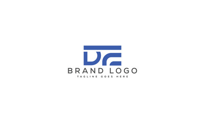 Fototapeta premium letter DE logo design vector template design for brand.