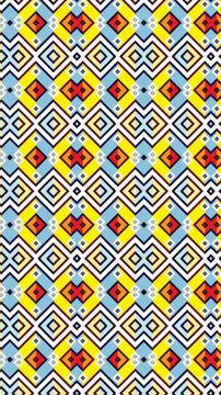 COLOURFUL VERICAL PATTERNS IN 4K