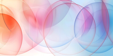 A colorful abstract design with intersecting circles and a gradient background, intersecting circles, gradient background art
