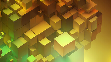 a colorful abstract background with squares