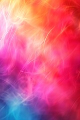 Obraz premium Neon clouds. Vibrant purple abstract background. Sky