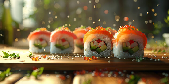 Chiko Roll on the table