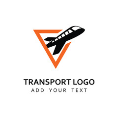 Transport logo design template modern