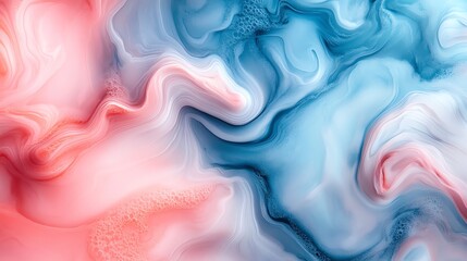 Obraz premium Abstract liquid marble textures in pastel hues