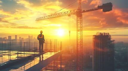 Building the Future Skyline: The Precision and Coordination of Urban Construction