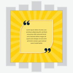 Clients feedback or testimonial web banner for social media post.
