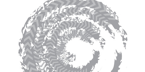 Monochrome drift background with textured ruts and drifts in skids, rounded tire marks. Isolated vector texture.